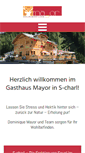 Mobile Screenshot of gasthaus-mayor.ch